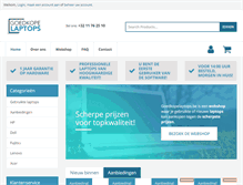Tablet Screenshot of goedkopelaptops.be